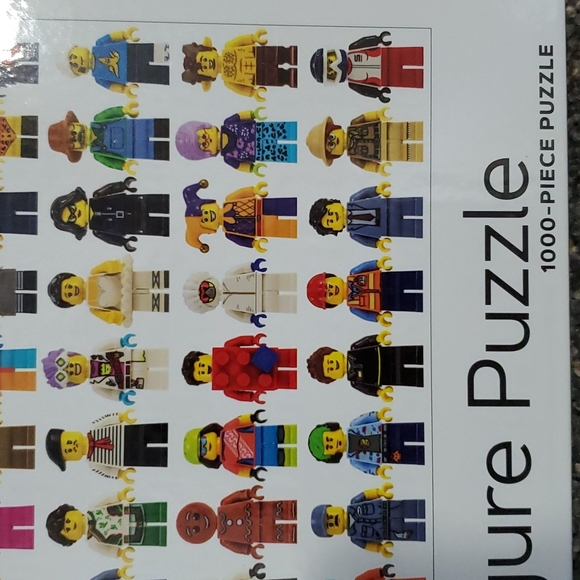LEGO Minfig Puzzle NEW! Unopened 1000 Pc. Minifigure & Poster Ages 9+ - Picture 7 of 12